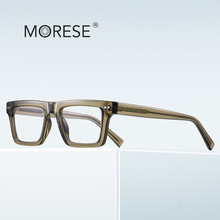 时尚防蓝光眼镜架2196男款文艺方框平光镜个性欧美镜框工厂现货