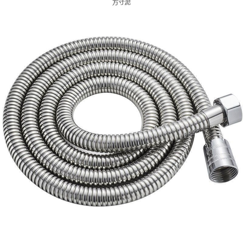 Wholesale of bathroom shower head set, hose, pressure-increasing, stainless steel, high-flow, universal lotus pod head accessories for foreign trade full figure