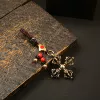 Cross Lotus Vajra + Auspicious Knot Rope
