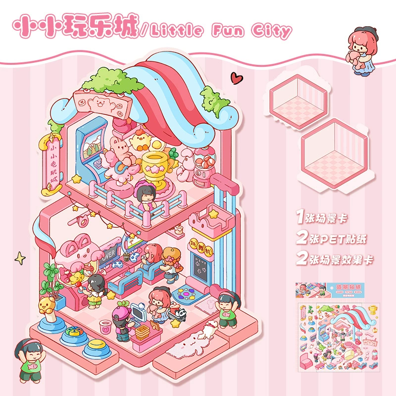 Big sticker, three dimensional stickers, 3D, scheduler