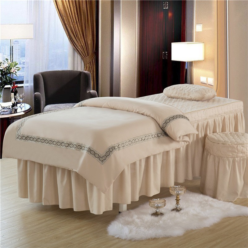 Cotton massage Bedspread cosmetology Bedspread Beauty Bedspread massage Four piece suit Massage Table Manufactor wholesale