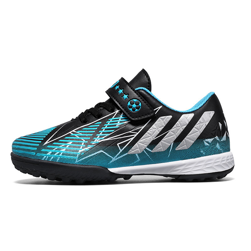 Hombres y niñas primavera y otoño nuevos zapatos infantiles de clavos rotos zapatos de fútbol indoor y outdoor zapatos de entrenamiento juvenil