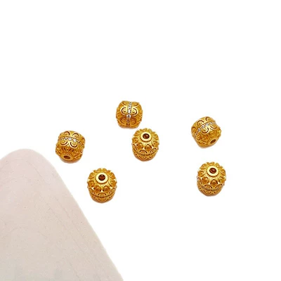 Beads, Small Waist-Shaped Butterfly Walnut — Zərgərlik ara hissələri