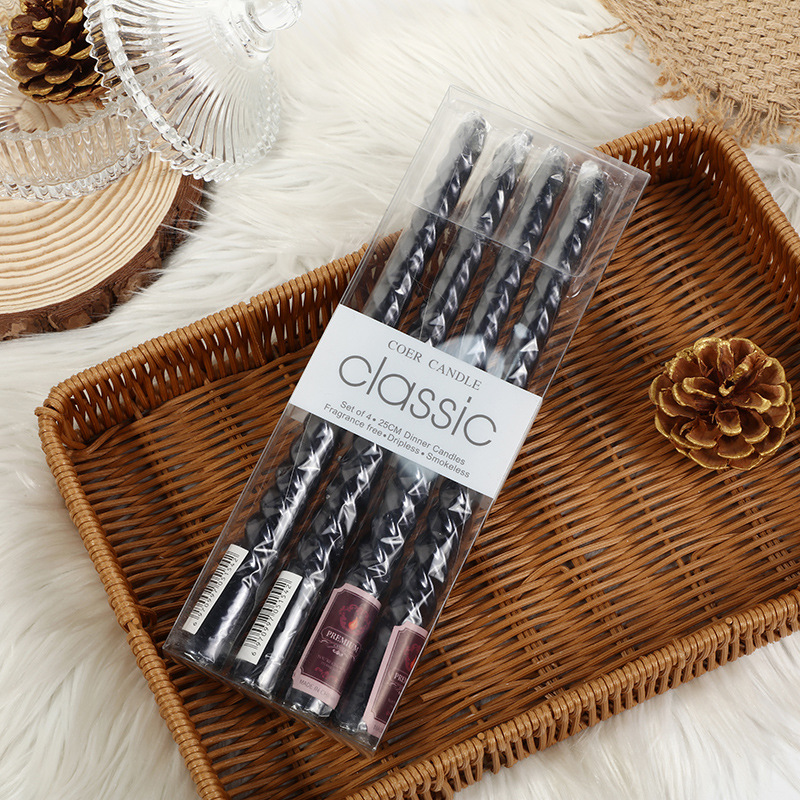 Velas europeas de hilo largo｜Decoración bodas y cenas｜Venta al por mayor