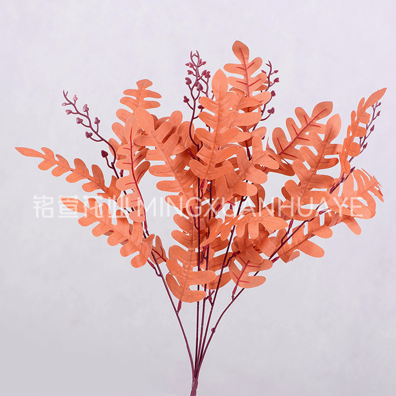 카라멜 색상 - 단풍잎 다발