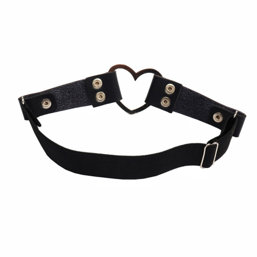 European and American punk style Harajuku personality shaping tool street dance performance leg ring heart-shaped peach heart casual ankle bracelet 