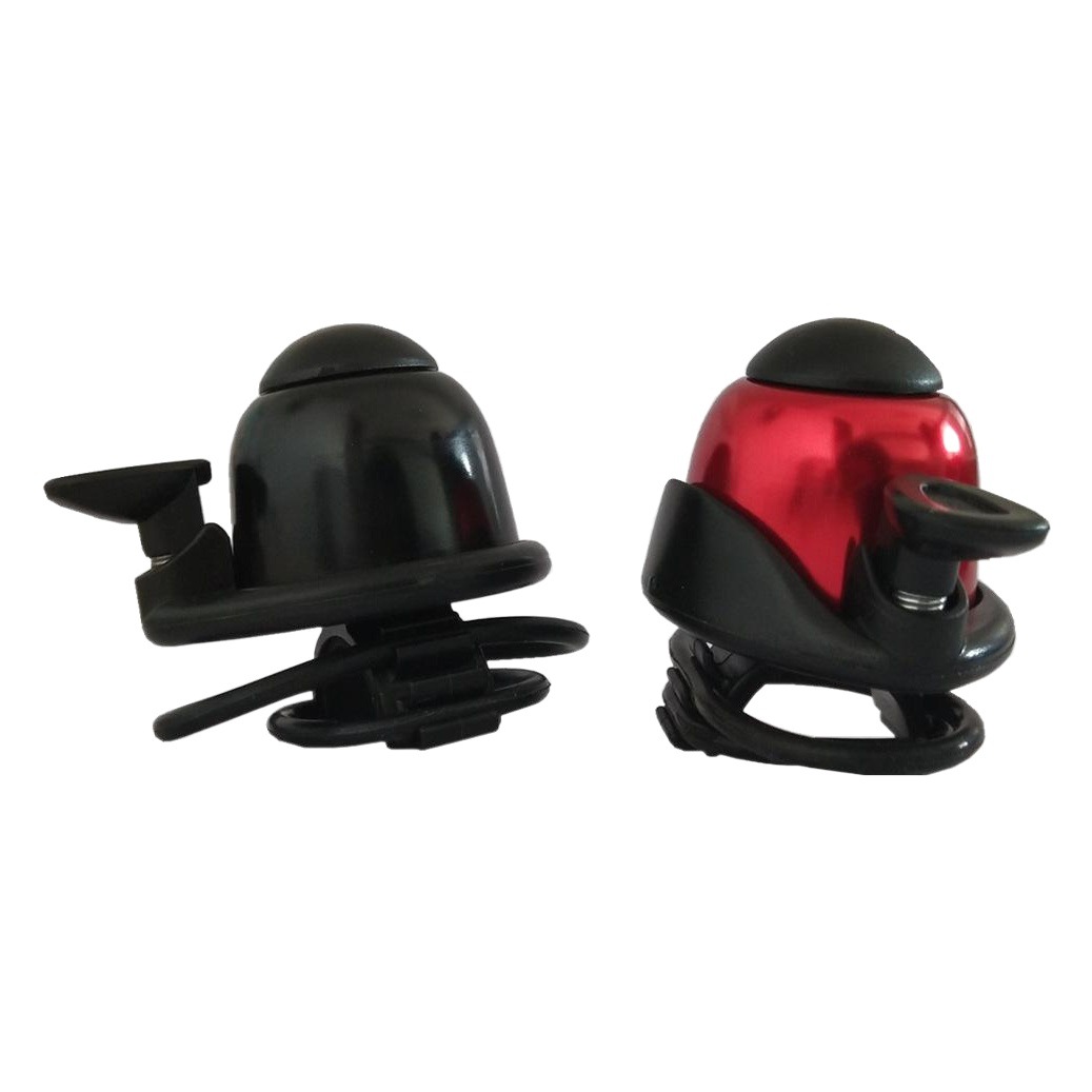 Timbre de bicicleta, timbre compacto, timbre de anillo de goma para bicicleta de montaña, timbre de banda de goma, timbre de cubierta de aluminio