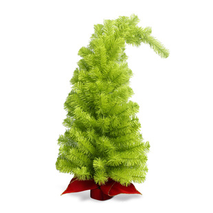 2025 Hot-Selling Christmas Pvc 75cm Crooked Neck Christmas Tree Commercial and Home Decoration Supplies Patented Design