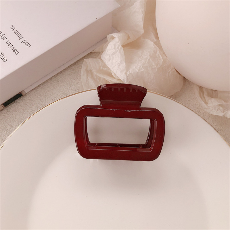 Fiesta festiva anchora clip rojo de cabello de cabeza detrás clip de agarre de cabello de tiburón grande clip de cabello de tarjeta de cabello para mujeres