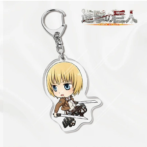Аниме-игровая атрибутика: акриловый брелок-подвеска Attack on Titan 2 Allen Sanya, креативный подарок