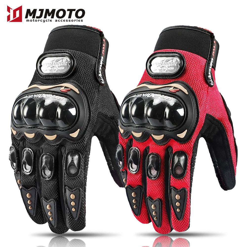 Summer Motorcycle Riding Gloves for Men, Universal Racing Gloves, Anti-Fall, Anti-Slip, Breathable Gloves