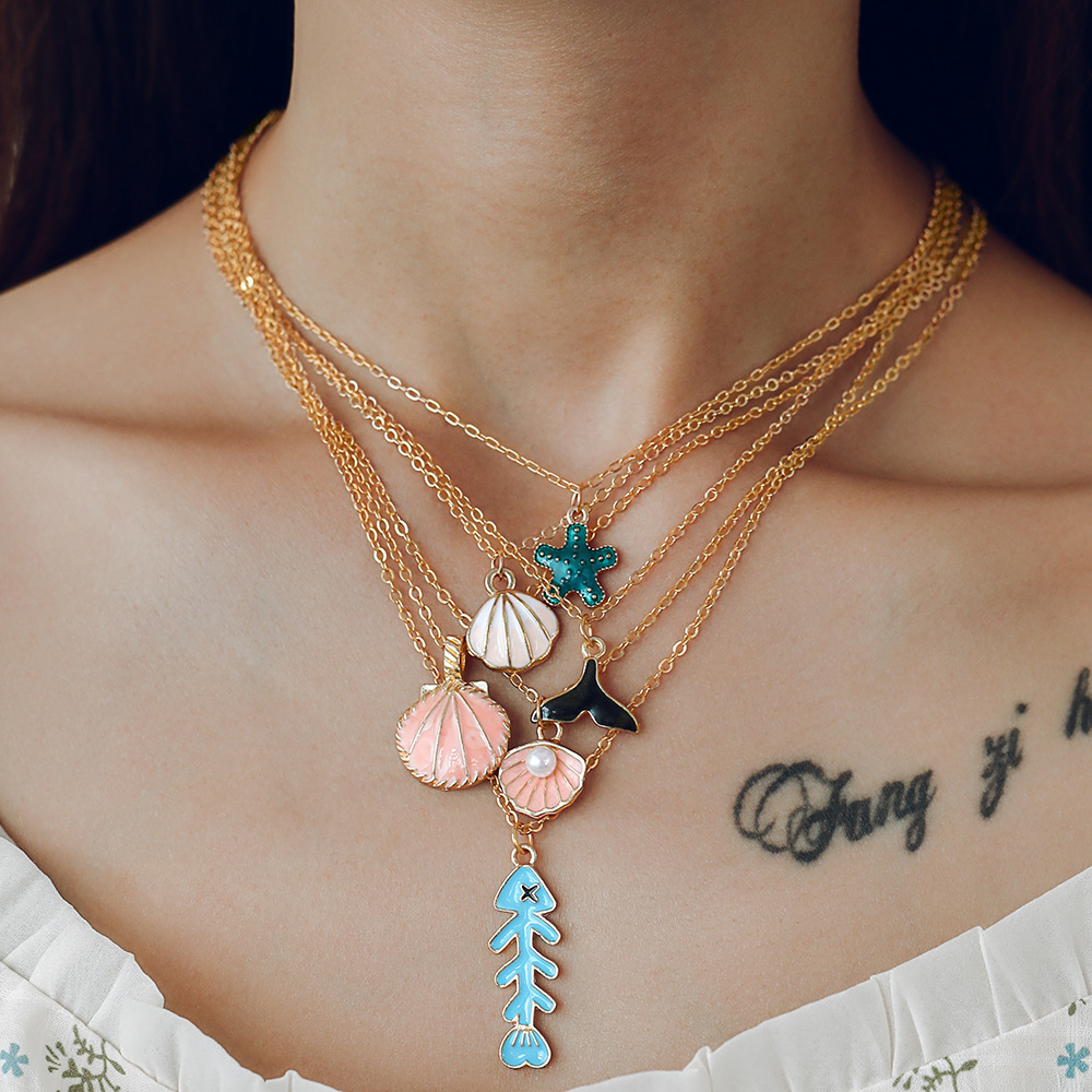 summer cartoon fresh beads pearl