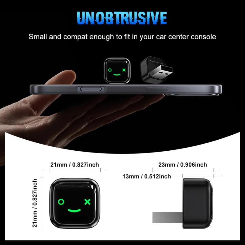 クロスボーダー車載インターネット接続ワイヤレスボックス ポータブル2in1カープレイモジュール スマートアンドロイドオートカープレイ|undefined