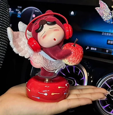 Car ornaments | Cute Car Dashboard Decorations - music-angel-crayon-shin-chan