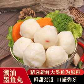 潮汕特产正宗纯手工號食得墨鱼丸汕尾地区生产代加工各类速冻丸子
