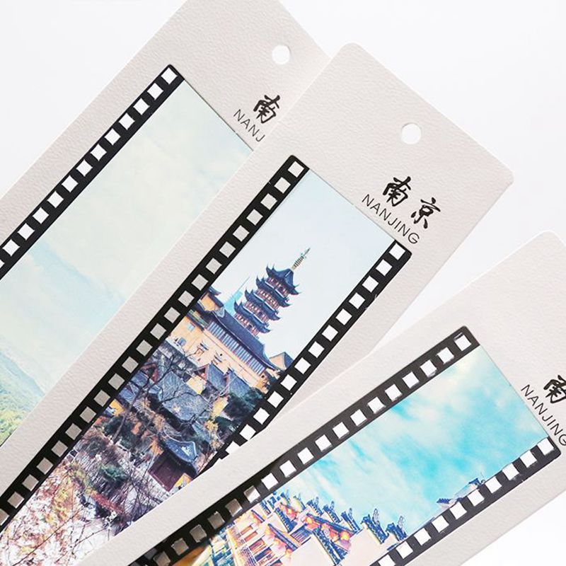 景点光影胶片卡明信片定/制 景区旅游纪念卡胶卷反转片广州印刷