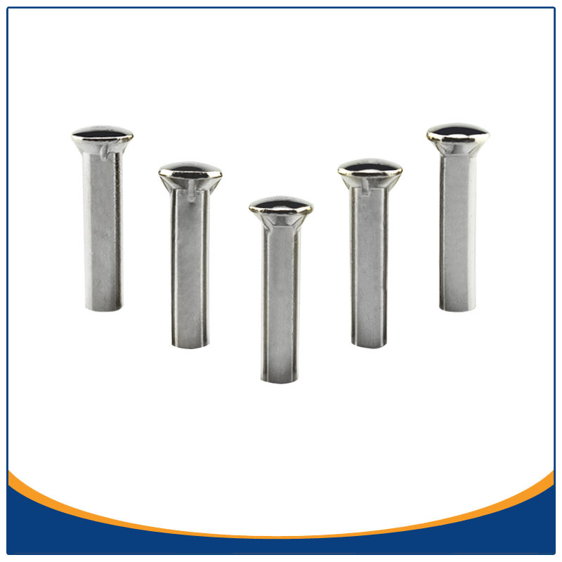 多工位铆钉东莞冷镦厂家批量供应 M5扁圆头内螺纹半通孔铆钉