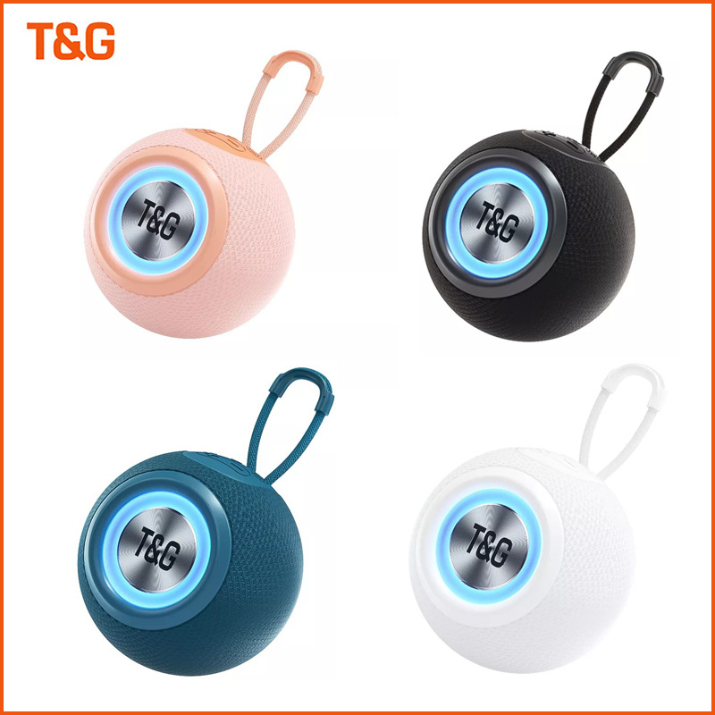 새로운 TG337 블루투스 스피커 홈 야외 휴대용 서브 우퍼 창조적 인 승마 카드 U-디스크 끈 오디오