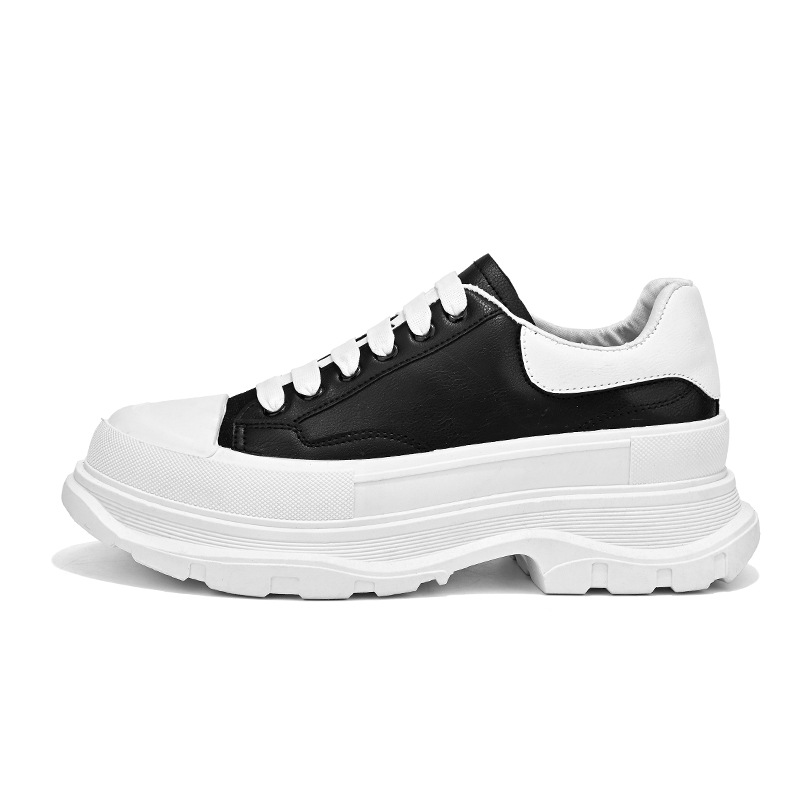 p9Shoes pour hommes automne nouvelles chaussures de sport décontractées pour hommes chaussures basses en cuir plate-forme à semelles épaisses baskets pour hommes Mc Queen chaussures blanches_voghion.com