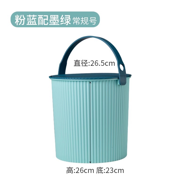 핑크블루와 다크그린 중형 10L (두꺼운 675g)
