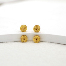 S925�y��24K��6mmǬ¡����X�ΑcӺ���X�Ÿ������DIY�������