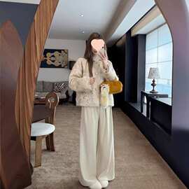 时尚新中式风短款宽松棉服女2025冬季新款轻奢贵气感棉衣外套潮