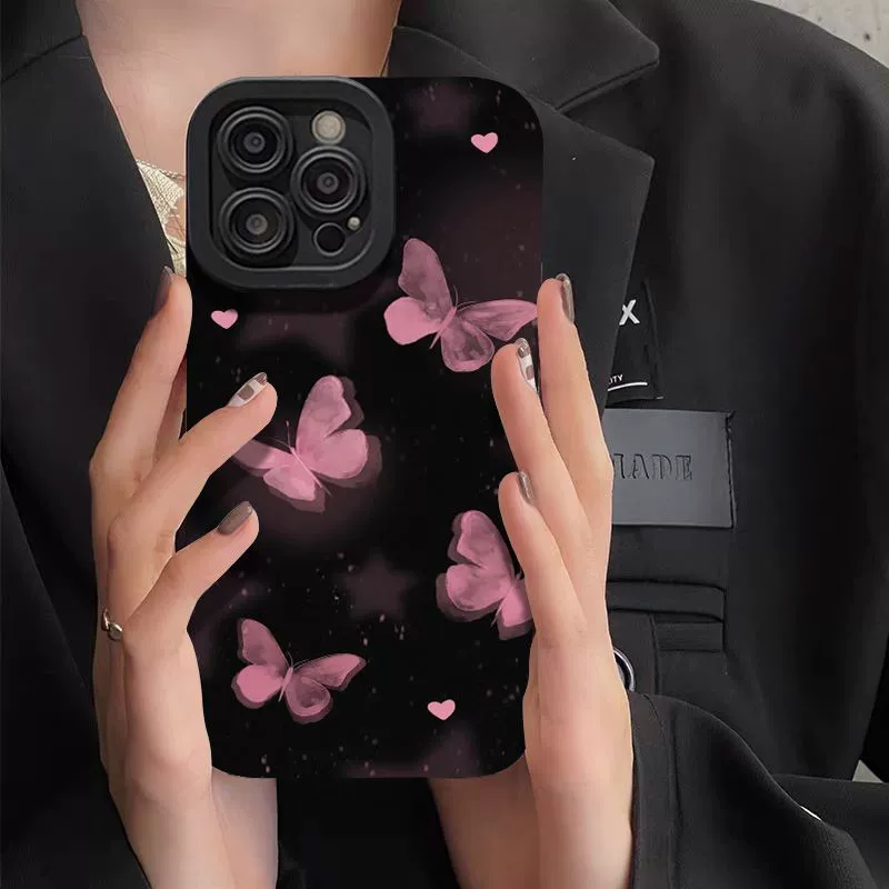 Apple, iPhone15, фуксия совместимый чехол для телефона, 16promax