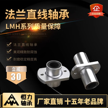 恒力中间法兰对边直线轴承轴承钢LMQ21-d10/d12/d13/d16/20/25/30