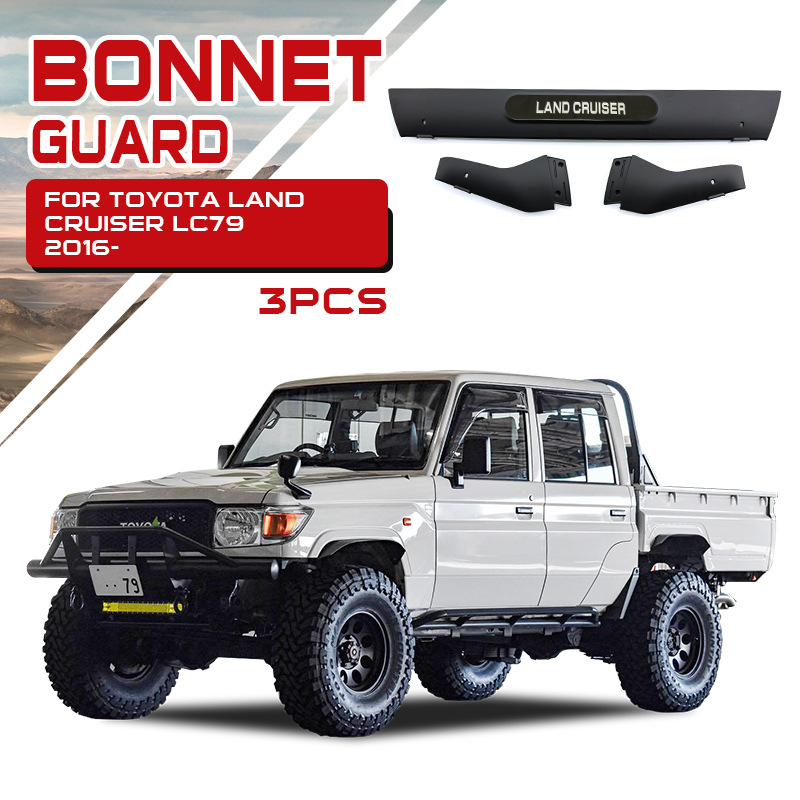 Land Cruiser lc79 cinta de moldeo por inyección especial con etiqueta de letra con bloque de piedra arenisca juego de 3 piezas