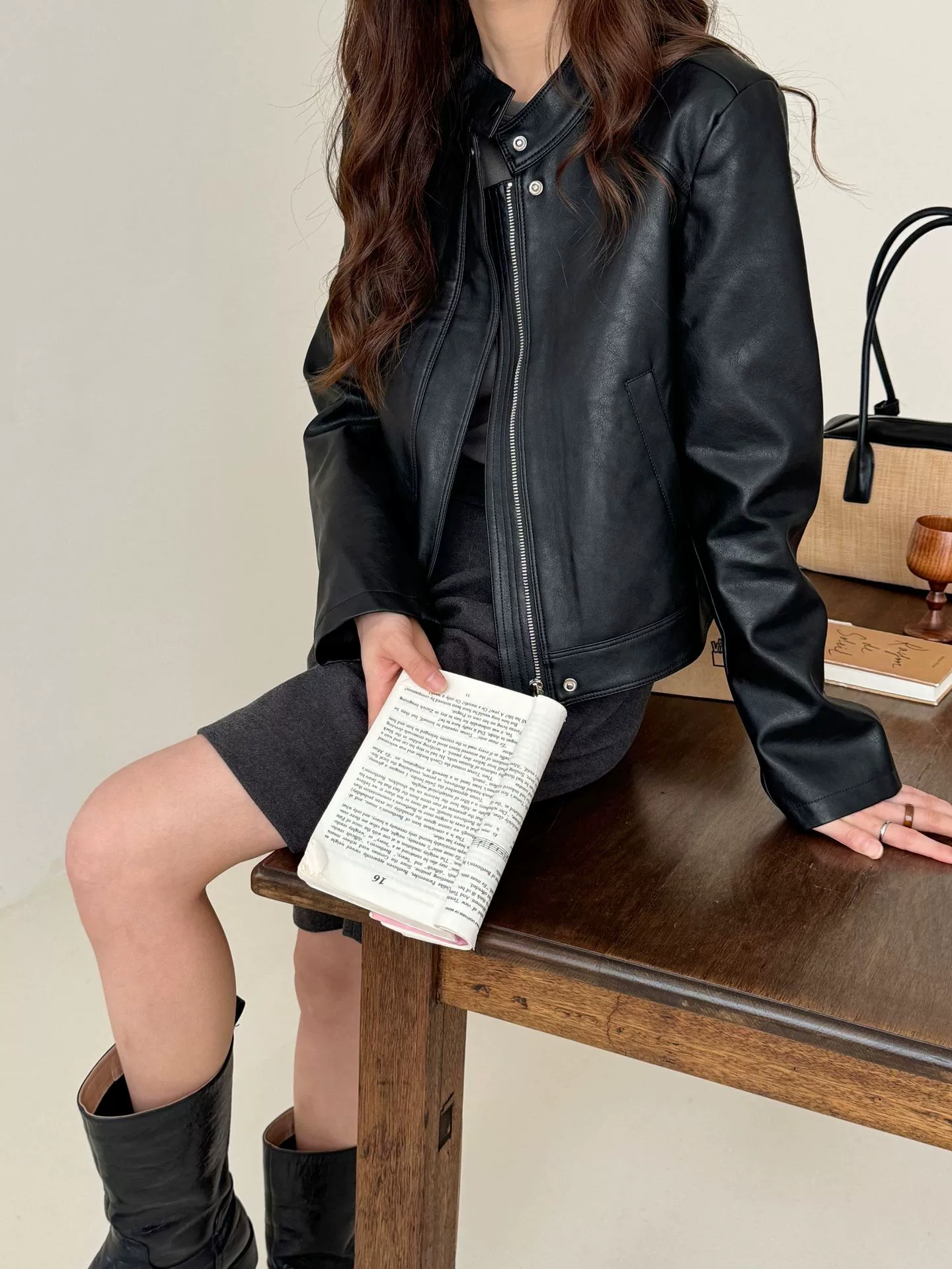 Spring autumn fashionable jacket, high-quality style