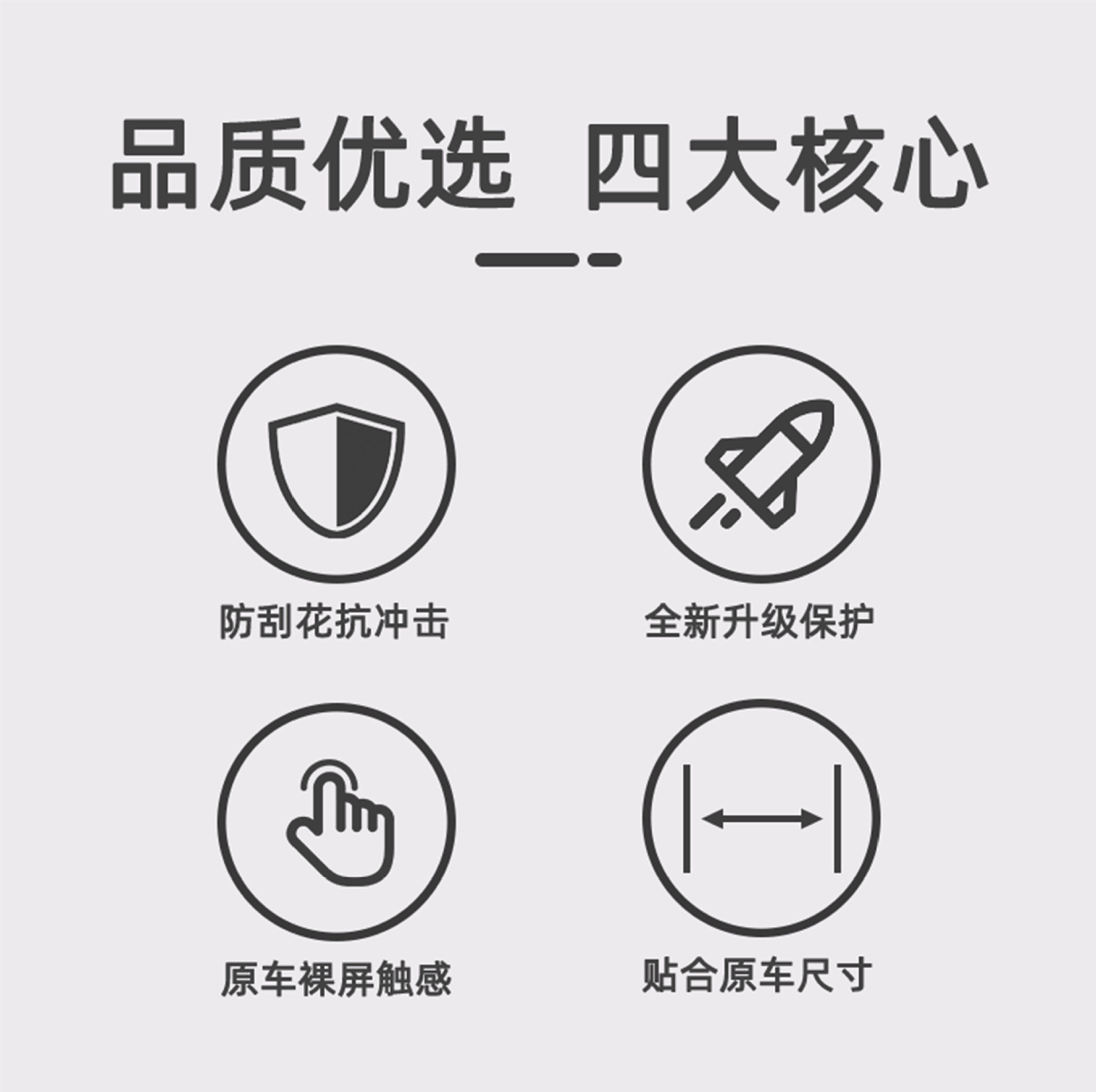 Suitable for 26 models of BMW 7 Series i7 interior protective film 735/740li rear door control screen tempered film