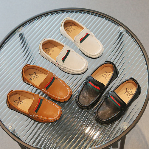  New Boys' Slip-On Cloth Shoes Children's Spring Autumn and Summer Doudou Shoes Korean Style Shoes Boys' Baby Casual Shoes