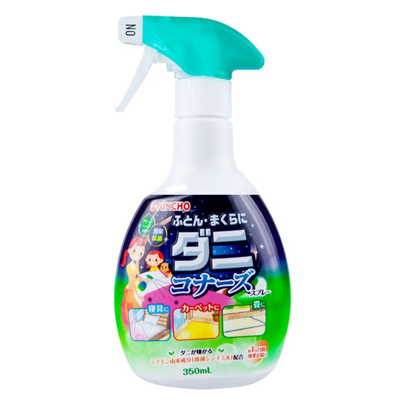 Спрей Kincho Japan Golden Bird для быстрой сушки и дезодорации постельного белья и мебели, на растительной основе, без смывания, экологичный, от клещей