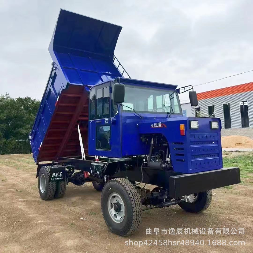 单杠农用柴油四不像四驱六轮拉庄稼拖拉机工地双油顶自卸矿用车