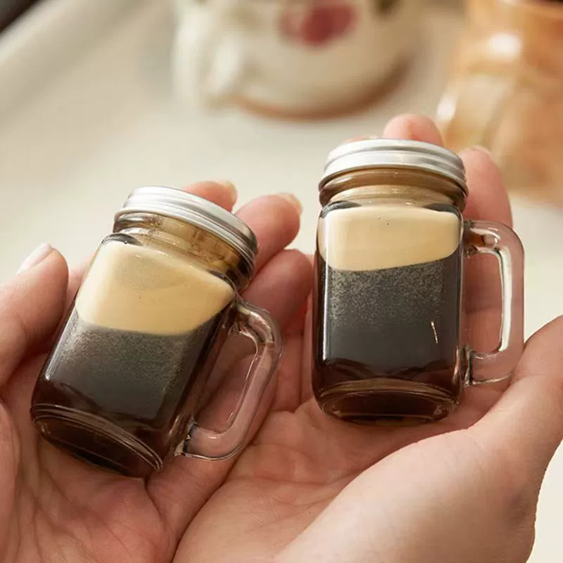 Готовая бутылка для пожеланий, мини-стеклянная чашка Мейсона, бутылка для кофейного концентрата, герметичная бутылка для образцов