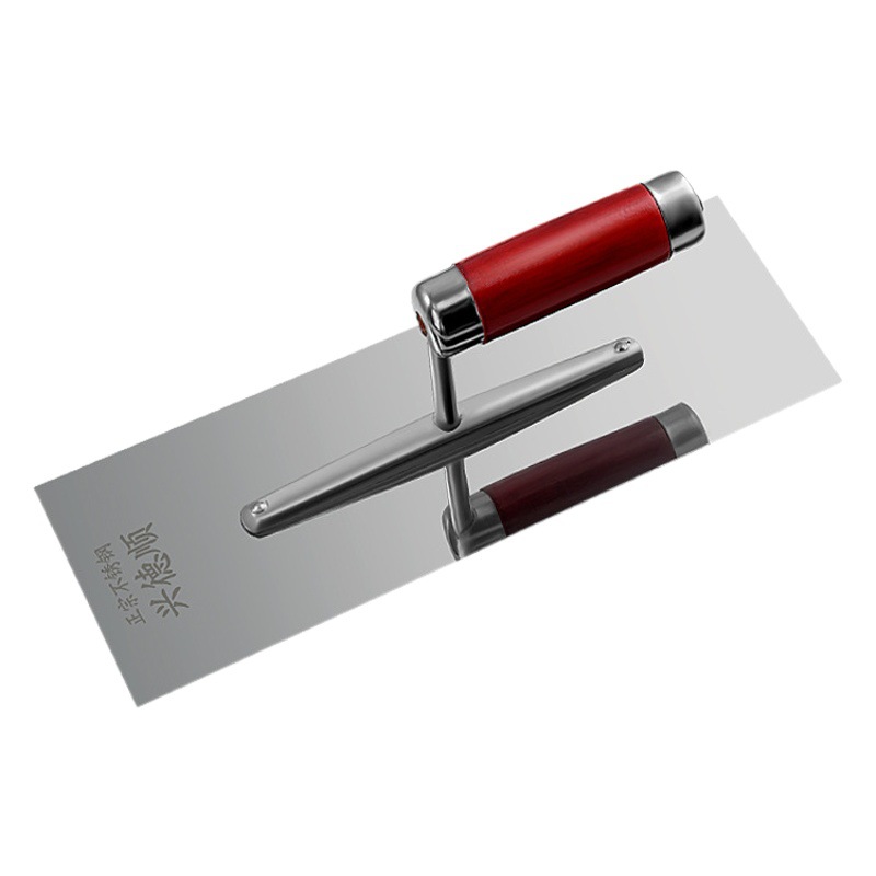 Tablero de barro de acero inoxidable, tablero de hierro sin clavos, raspador de pared grande, cuchillo de yeso, herramienta de albañil, fabricante de tapete grande de pared de polvo gris