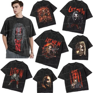 100%����ˮϴBray Wyatt t��The devil Let Me In Print�r�����b