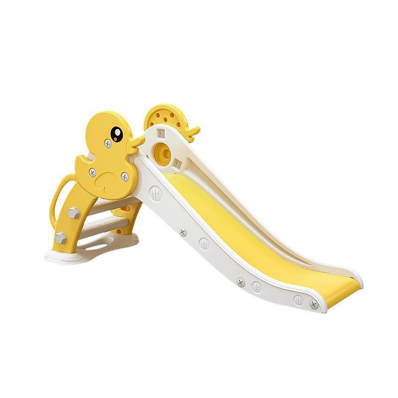 Pequeño deslizante de aluminio para niños, deslizante interior para niños, juguetes de juego para niños, mini combinación de deslizante único amarillo image 5