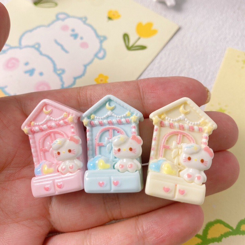 卡通微缩卡通立体kt窗台卡通发饰发夹可爱模型 diy奶油胶树脂配件|undefined