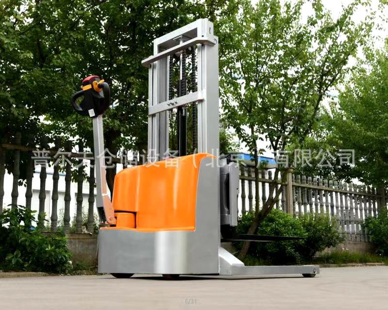 全电动堆高车步行式堆垛车叉车托盘1.5吨电瓶北京搬运车