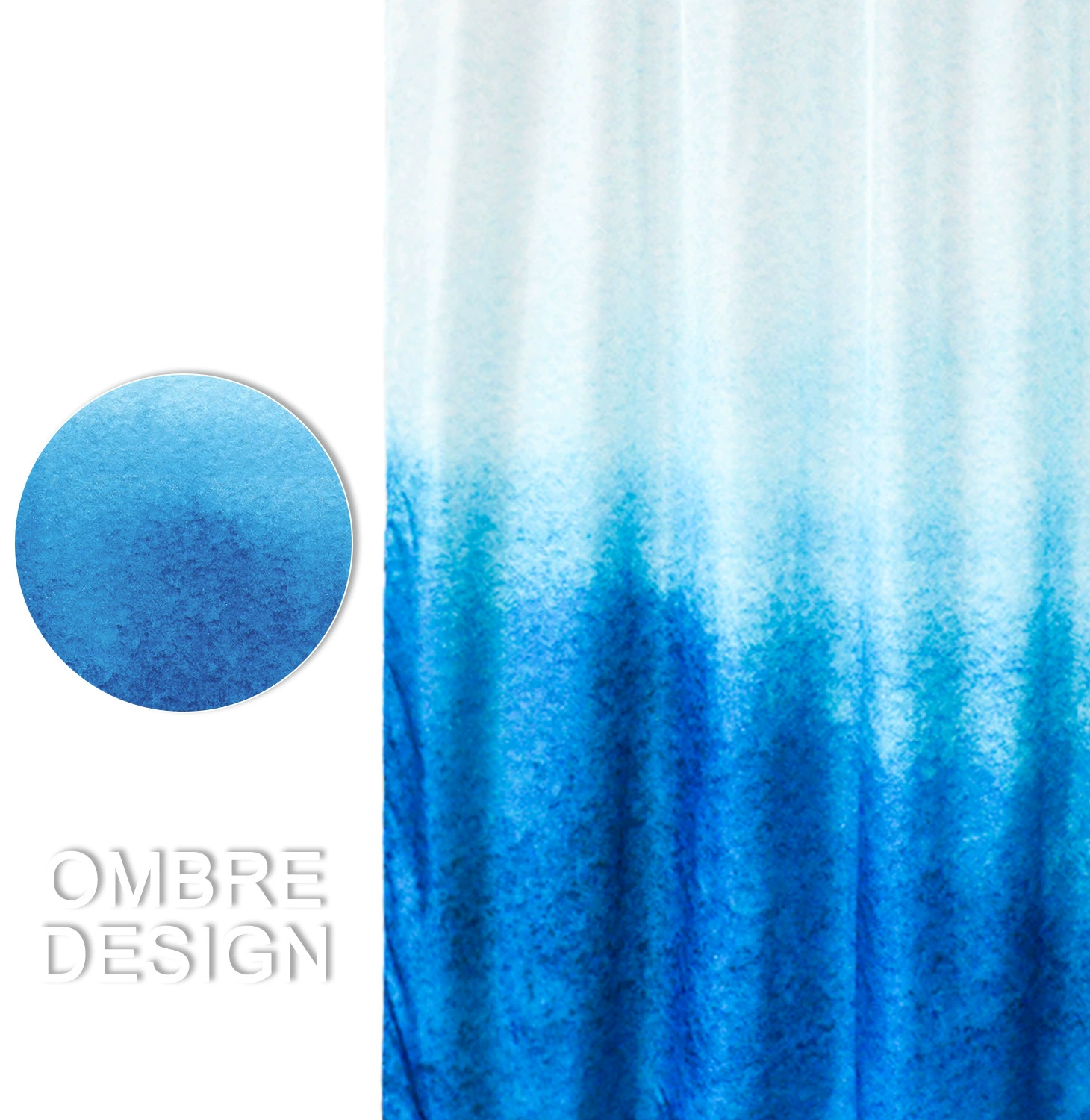 Double-sided waterproof curtain, Amazon, gradient, for import