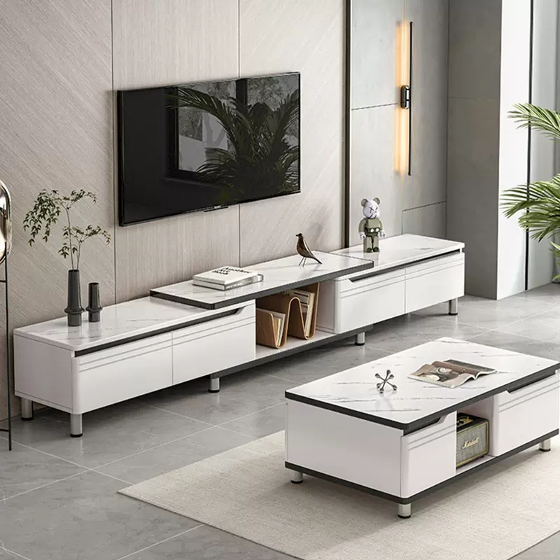 电视柜茶几组合简约现代小户型电视机柜子家用客厅北欧背景靠墙柜
