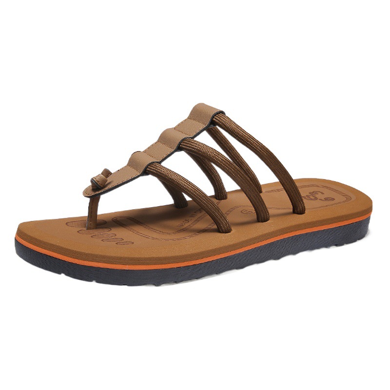 Chanclas de verano 2025 para hombre, sandalias antideslizantes de EVA para hombre, sandalias y pantuflas casuales de playa.