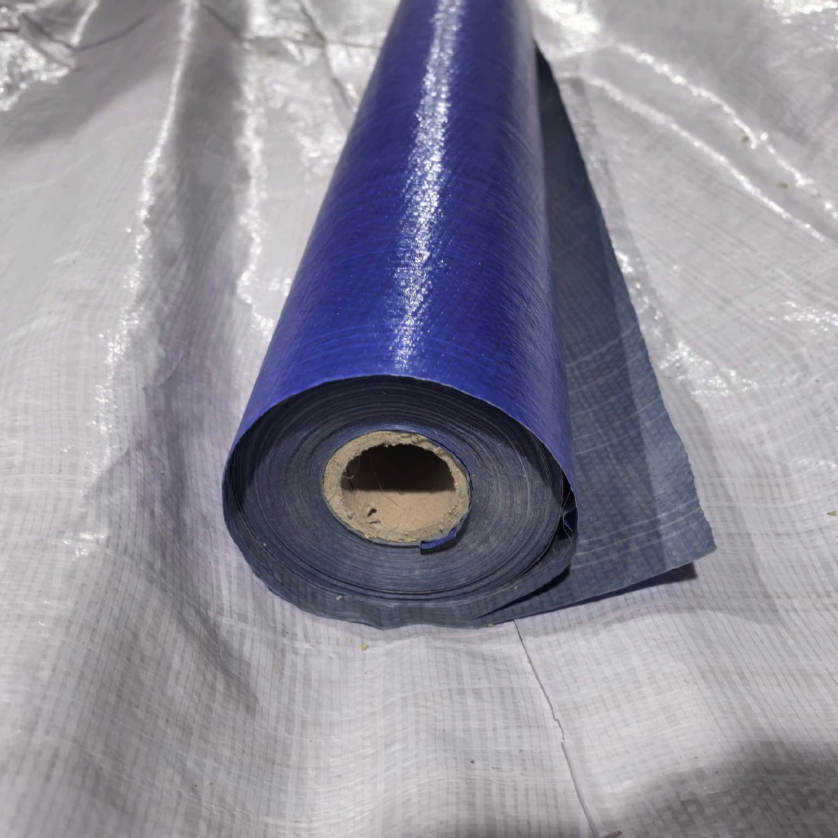 Синий и серебряный тент из ткани, солнцезащитный козырек, сине-серая ткань, защита от дождя, солнца, водонепроницаемый, пылезащитный, синий пластиковый бумажный сердечник, упаковочный цилиндр