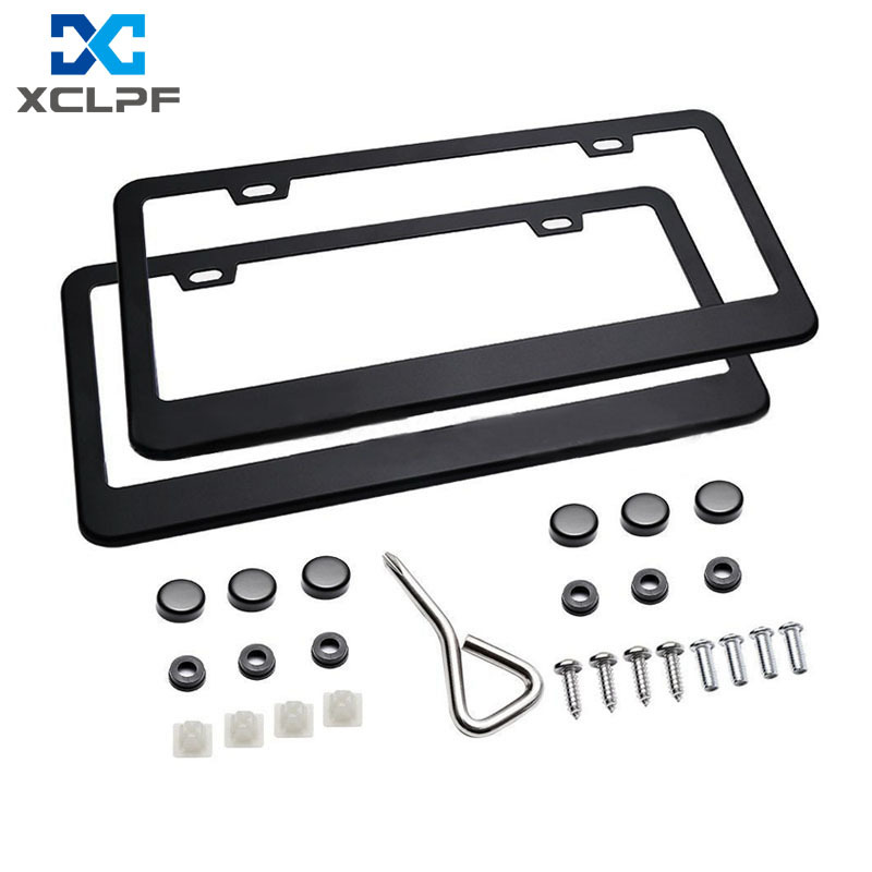 License Plate Frame American Standard License Plate Frame American Standard License Plate Frame Stainless Steel License Plate Modified Car Supplies