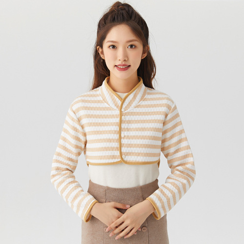 Cotton shoulder pads for cervical vertebra spring and summer confinement sleeping warm vest shawl women's long-sleeved shoulder pads to protect against cold 72635