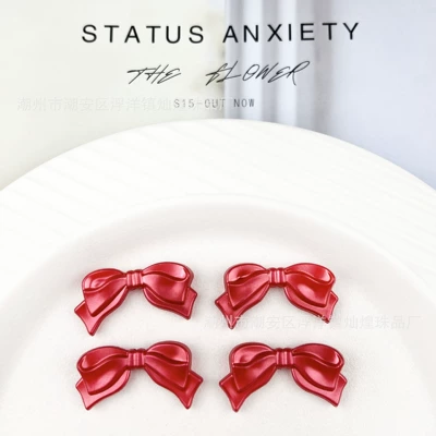 Zərgərlik ara hissələri: DIY Mobile Phone Chain Necklace - 9big-red-bow-large-size-1836mm-hole-approximately-17mm-about-340-pieces-per-pound
