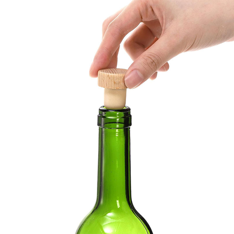 Tapón de botella de vino en forma de T, tapón universal de polímero para vino tinto, licor, vino de frutas, tapón sellador, tapón de vino, para botellas transfronterizas