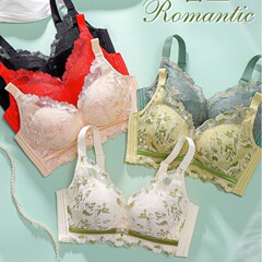 非磁気マントーの杯は厚くて小さい胸が大きいです。調整型のブラジャーのレースは副乳のブラジャーの下着の女性の4列を収めます。