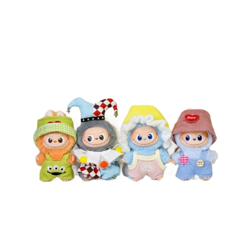 仅衣服适用4代迷你版拉布布4.0娃衣mini版Labubu四代衣服心底密码|undefined